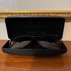 Versace Elegant Black Sunglasses